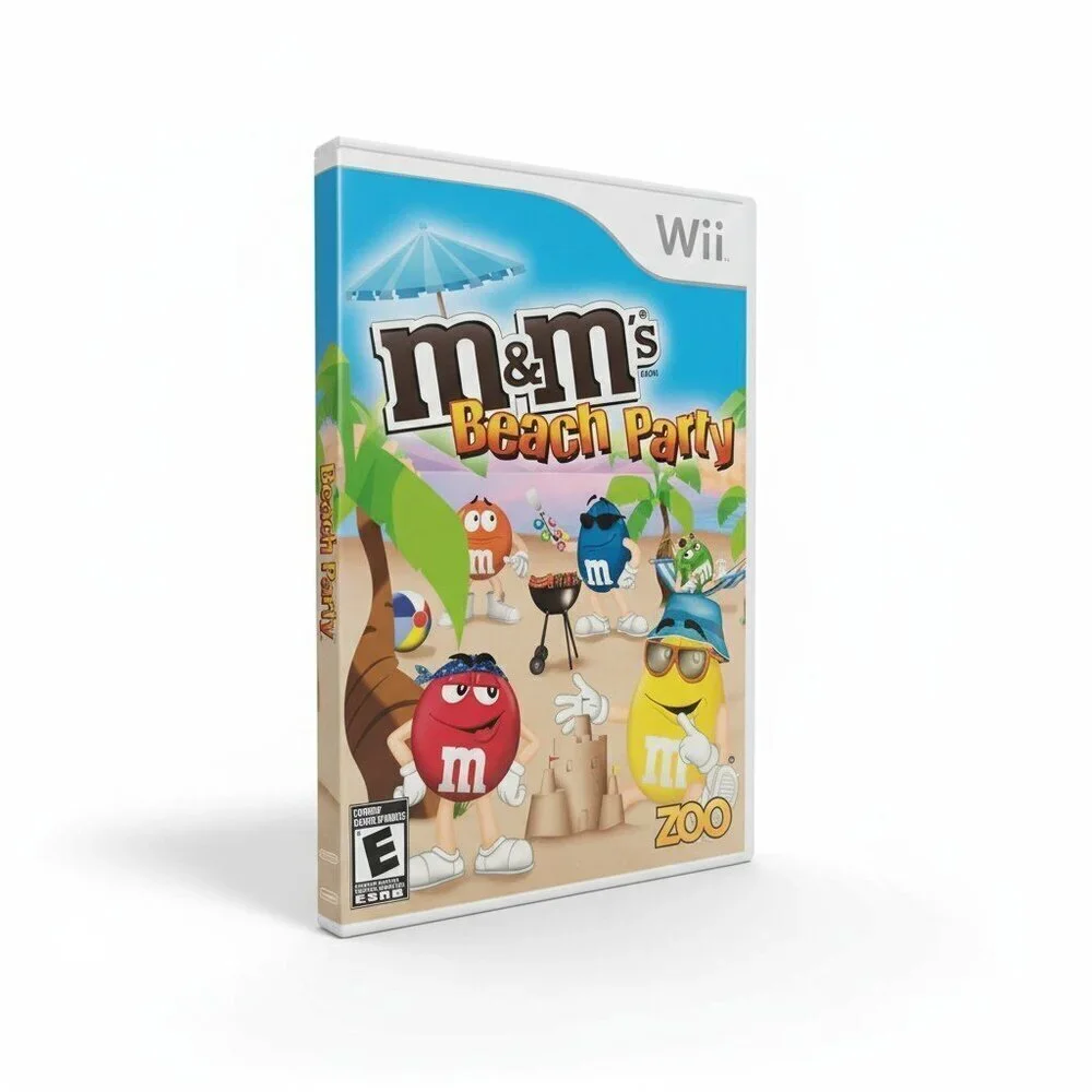 M&M’s Beach Party (Nintendo Wii) – Complete w/ Game Disc & Manual – Fun Mini-Gam